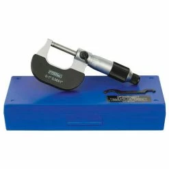 Fowler 52-229-201-0 0-1" Mechanical Outside Micrometer W/ Ratchet Friction Thimble -Cord Reels Shop FOW 52 229 201
