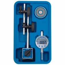 Fowler 54-585-075-0 Fine Adjust Mag Base Set with Indi-X Blue Electronic Indicator Set