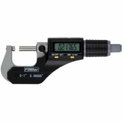 Fowler Xtra Value 0-1"/25.4MM IP54 Digital Micrometer Data Output & Ratchet Stop Thimble -Cord Reels Shop FOW 54 870 001