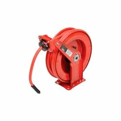 Florida Pneumatic 6801 3/8"x50' 300 PSI Spring Retractable Low Pressure Steel Hose Reel 21 Florida Pneumatic 6801 3/8"x50' 300 PSI Spring Retractable Low Pressure Steel Hose Reel -Cord Reels Shop FPM 6801