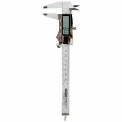 General Tools 147 0-6''/150MM Fractional Extra Large Easy-Read Display Stainless Digital Caliper -Cord Reels Shop GEO 147