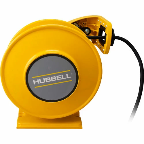 Hubbell - Gleason Hubbell ACA16345-SR15 Industrial Duty Cord Reel with Single Outlet - 16/3c x 45', 15A, Aluminum 3 Hubbell - Gleason Hubbell ACA16345-SR15 Industrial Duty Cord Reel with Single Outlet - 16/3c x 45', 15A, Aluminum