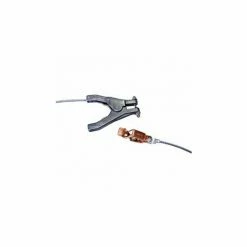 Gleason Reel Hubbell GCSP-AH-10 Hand Clamp & Alligator Clip w/ 10 Ft. 7X19 Stranded Flex. Steel Cable