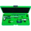 INSIZE 5003-1E 3-Piece Digital Caliper, Micrometer & Steel Rule Measuring Set -Cord Reels Shop IUD 284514