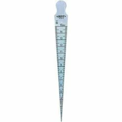 INSIZE Taper Gage, 4833-1, 1/32 - 5/8 (0.8 - 15mm) Range, 1/64 (0.1mm) Graduation -Cord Reels Shop IUD 285112