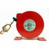 Lind Equipment 200-20R 20' Industrial Reel, Plated Steel Cable, LE-21C Copper Alligator Clip -Cord Reels Shop LEQ 200 20R