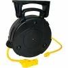 Lind Equipment 8040-T 40' 12/3 SJTW Cable Reel, 15A Triple Outlet -Cord Reels Shop LEQ 8040 T