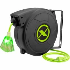 Flexzilla Zillareel™ 50' 14-3 AWG Electrical Cord Reel Retractable Spring Driven