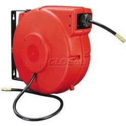 Legacy™ L8250 3/8"x50' 300 PSI Enclosed Chassis Spring Retractable Plastic Air Hose Reel 27 Legacy™ L8250 3/8"x50' 300 PSI Enclosed Chassis Spring Retractable Plastic Air Hose Reel -Cord Reels Shop LMC L8250