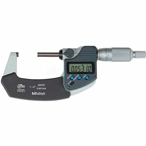 Mitutoyo 293-341-30 Digimatic 1-2"/25.4-50.8MM IP65 Digital Micrometer W/Ratchet Stop Thimble 3 Mitutoyo 293-341-30 Digimatic 1-2"/25.4-50.8MM IP65 Digital Micrometer W/Ratchet Stop Thimble