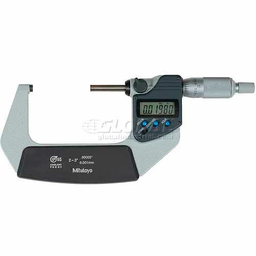 Mitutoyo 293-342-30 Digimatic 2-3"/50.8-76.2MM IP65 Digital MIcrometer W/Ratchet Stop Thimble 3 Mitutoyo 293-342-30 Digimatic 2-3"/50.8-76.2MM IP65 Digital MIcrometer W/Ratchet Stop Thimble