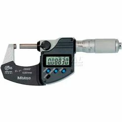 Mitutoyo 293-344-30 Digimatic 0-1"/25.4MM IP65 Digital Micrometer W/Ratchet Friction Thimble -Cord Reels Shop MYC 293 344