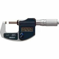 Mitutoyo 293-832-30 Digimatic 0-1"/25.4MM Digital Micrometer W/Ratchet Friction Thimble -Cord Reels Shop MYC 293 832