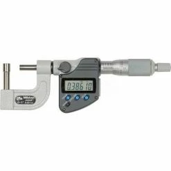 Mitutoyo 395-364-30 Digimatic 0-1"/25.4MM Pin Anvil Tube Micrometer W/Output & Ratchet Stop Thimble