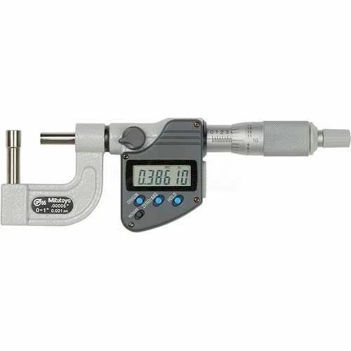 Mitutoyo 395-364-30 Digimatic 0-1"/25.4MM Pin Anvil Tube Micrometer W/Output & Ratchet Stop Thimble 3 Mitutoyo 395-364-30 Digimatic 0-1"/25.4MM Pin Anvil Tube Micrometer W/Output & Ratchet Stop Thimble