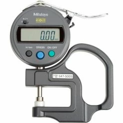 Mitutoyo 547-500S 0-.47" / 0-12MM Digimatic Digital Thickness Gage (.005" Resolution) -Cord Reels Shop MYC 547 500