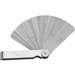 Proto J000AA 25 Blade Master Feeler Gauge Set, 1/2" x 3" Blades