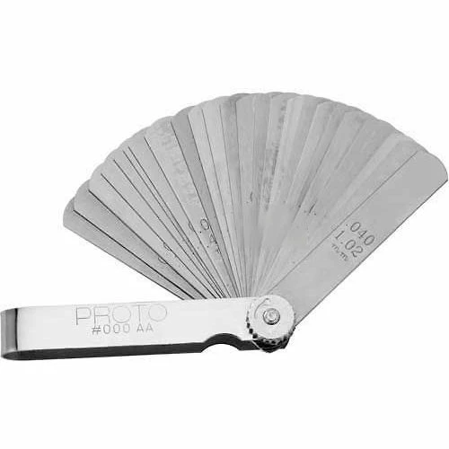 Proto J000AA 25 Blade Master Feeler Gauge Set, 1/2" x 3" Blades 3 Proto J000AA 25 Blade Master Feeler Gauge Set, 1/2" x 3" Blades