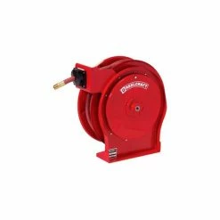 Reelcraft A5850 OLP 1/2"x50' 300 PSI Premium Duty All Steel Spring Retractable Compact Hose Reel