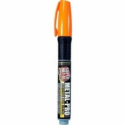 SKM Industries Super Met-Al Marker, Metal Pro Galvaninizing Steel Marker - Creamsicle - Pkg Qty 24