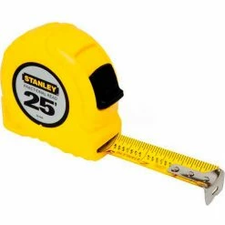 Stanley 30-454 1" x 25' Fractional High-Vis High Impact ABS Case Tape Rule