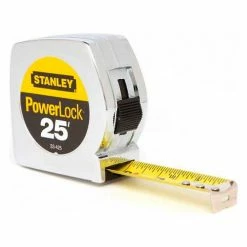 Stanley 33-425 PowerLock® 1" x 25' Classic Tape Measure 23 Stanley 33-425 PowerLock® 1" x 25' Classic Tape Measure -Cord Reels Shop SNY 33 425